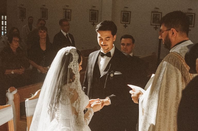 Analogna fotografija na vjenčanju
