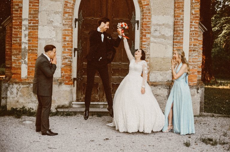 Analogna fotografija na vjenčanju